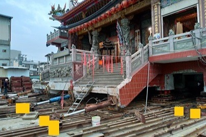 南北樓房遷移工程-古蹟挪移